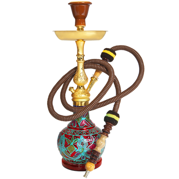 Arabic hookah isolated on a white background