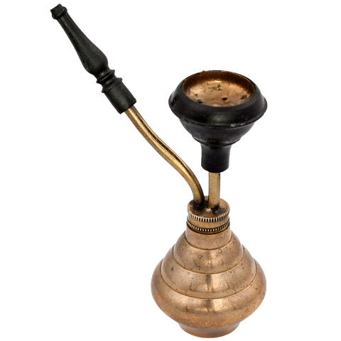 Small brass hookah