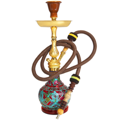 Arabic hookah isolated on a white background