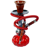 Red Hookah on the white background