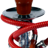Red Hookah on the white background